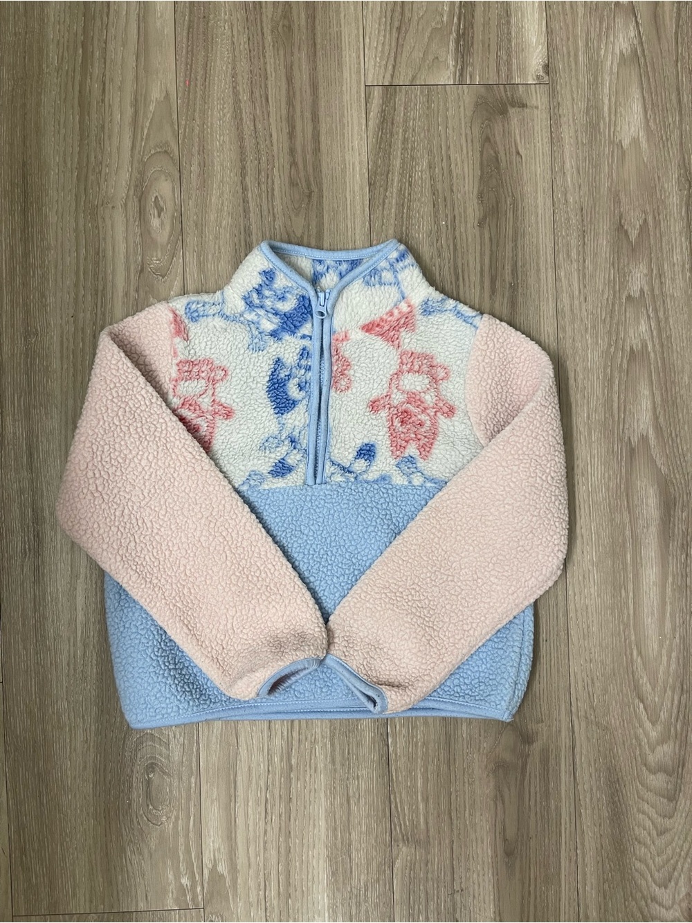 Bluey Sherpa Half-Zip Pullover for Kids